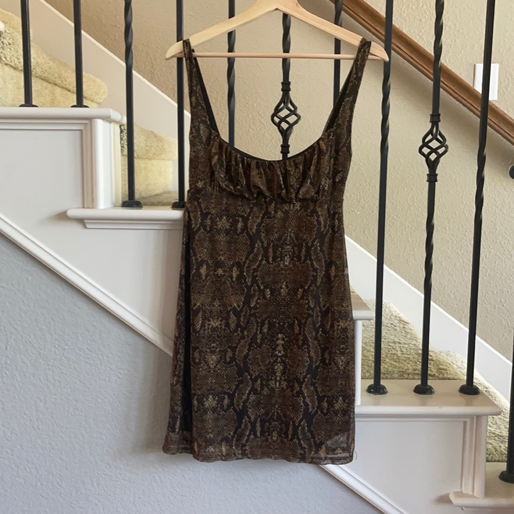 UO snakeskin dress